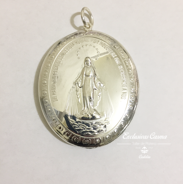 Medallón cunera Virgen Milagrosa